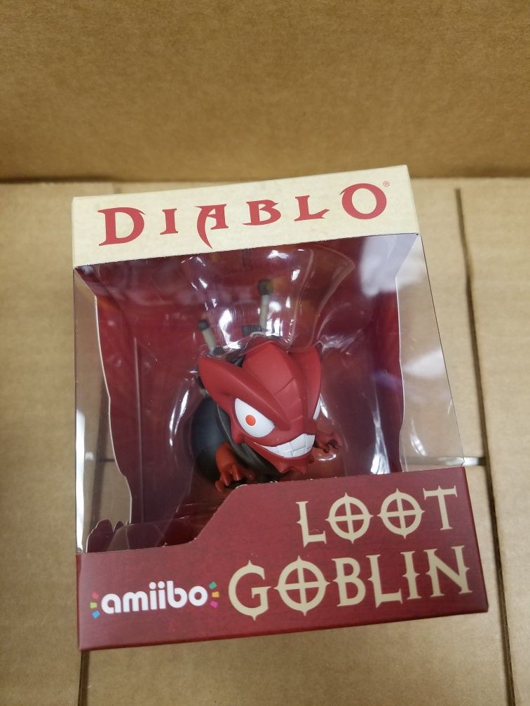 **Extremely Limited** Diablo 3 Loot Goblin Amiibo for the Nintendo Switch