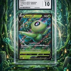 Pokemon Celebi Graded Slab