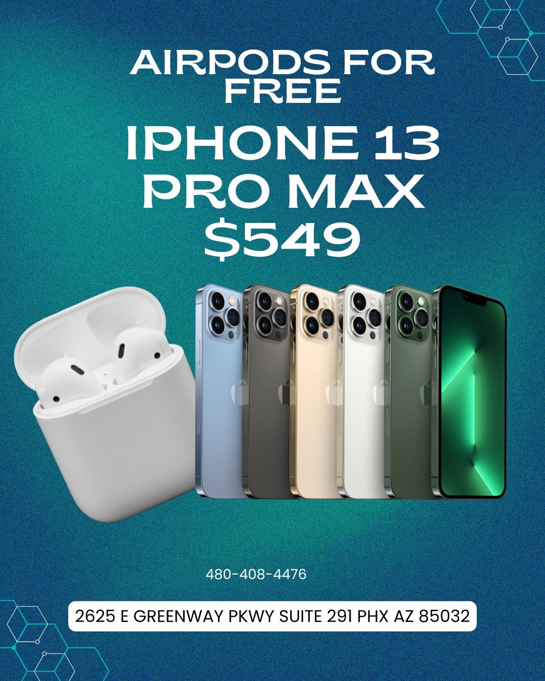 iPhone 13 Pro Max Unlocked ! Like New With Warranty 