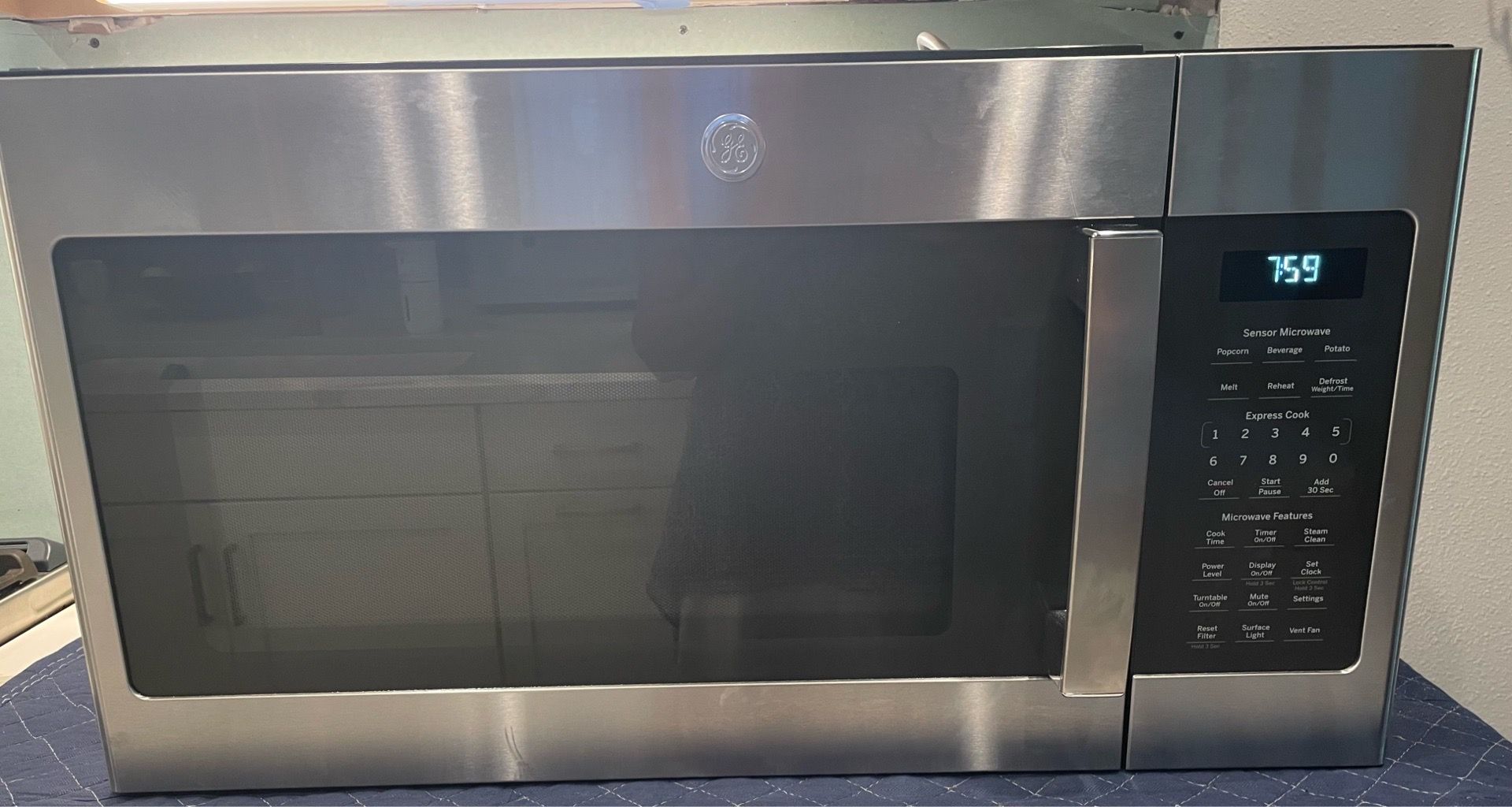 GE Over-the-Range Sensor Microwave Oven