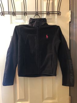 Girl’s Ralph Lauren Fleece Zip-Up Jacket (Size 7)