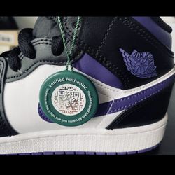 Jordan 1 Mid Dark Iris