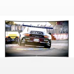 Curved 55-Inch 4K Ultra HD 120Hz 3D Smart LED TV – $115