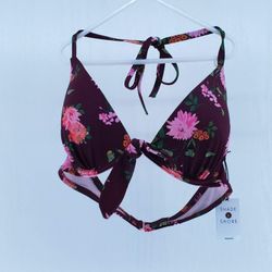 Shade & Shore Tropics Bikini Swim Top 36C 36 C New With Tags