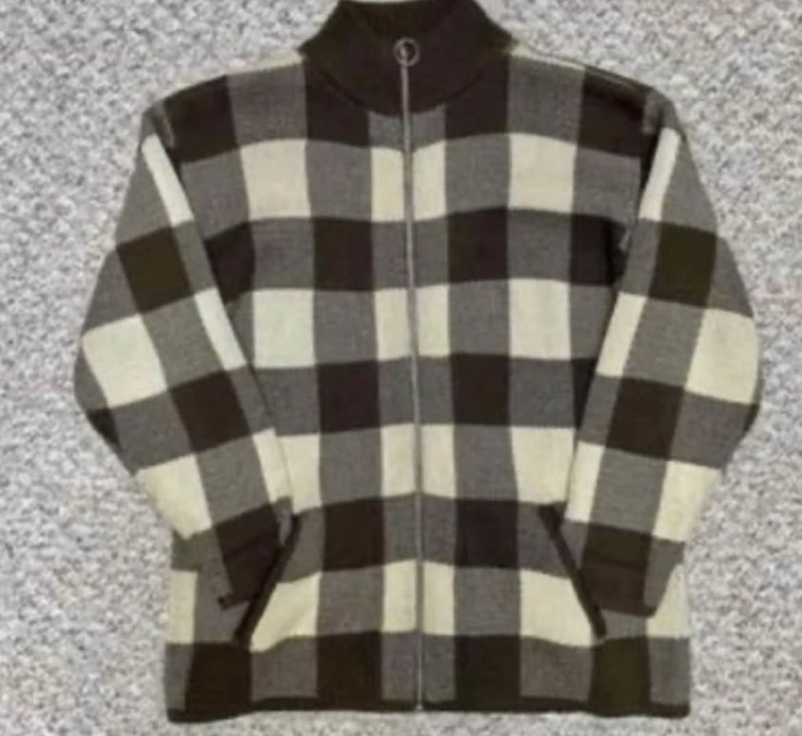 Women’s Heavyweight zip up vintage cardigan. Gap. Oversized small