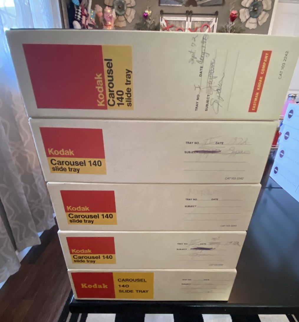 Kodak Carousel Projector Slide Organizers