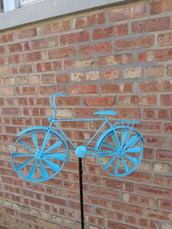 Metal Wind Bicycle Outdoor Patio Decor Garden