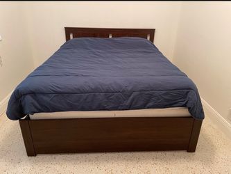 Queen sized Wood Bed Frame(mattress not included)
