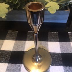 POTTERY BARN GOLD CANDLESTICKS LOT OF 14