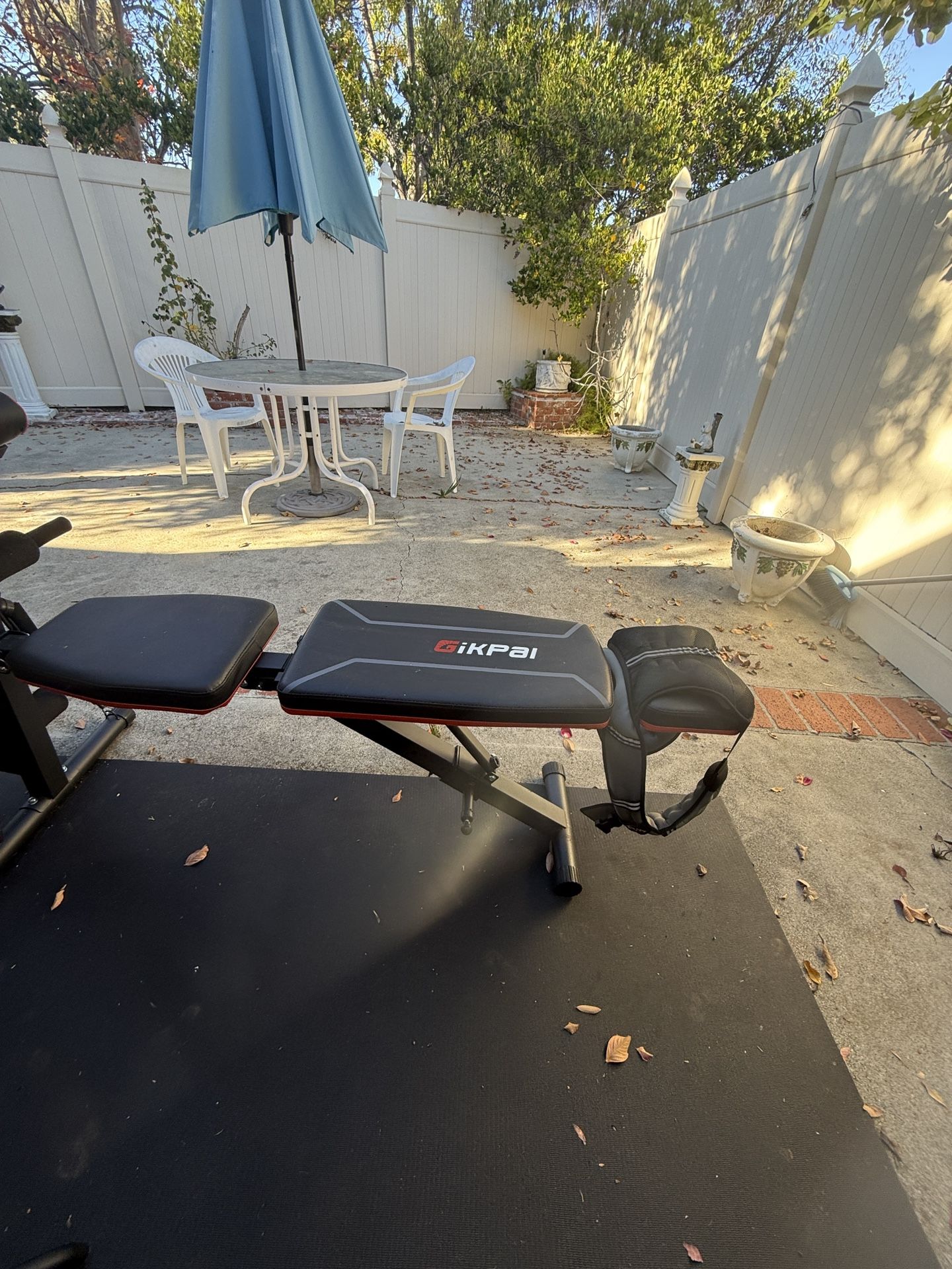 GIKPAL Adjustable Weight Bench - Workout Bench Press for Home Gym