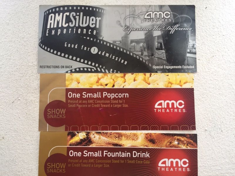 AMC Movie ticket