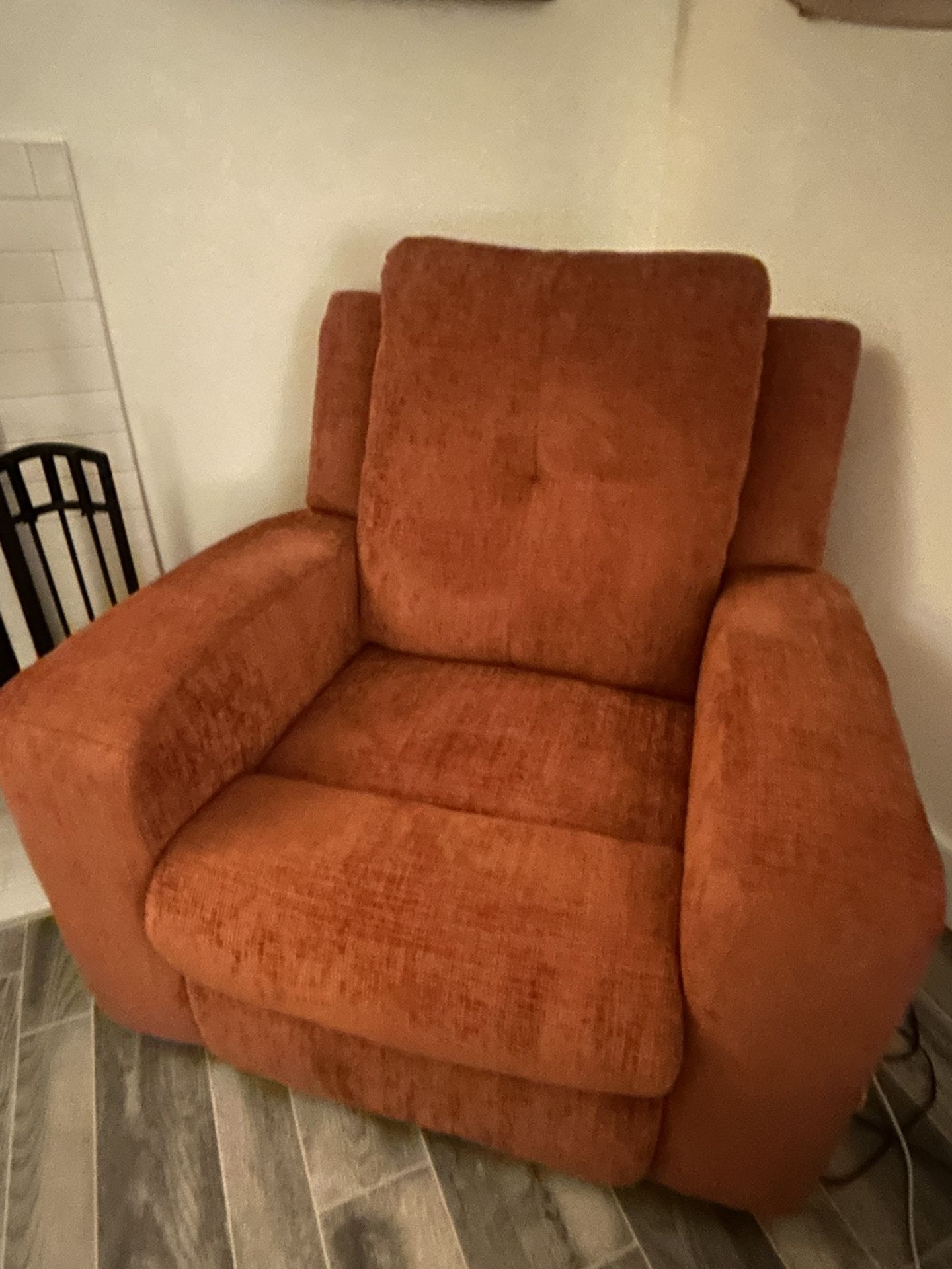 Orange Recliner 