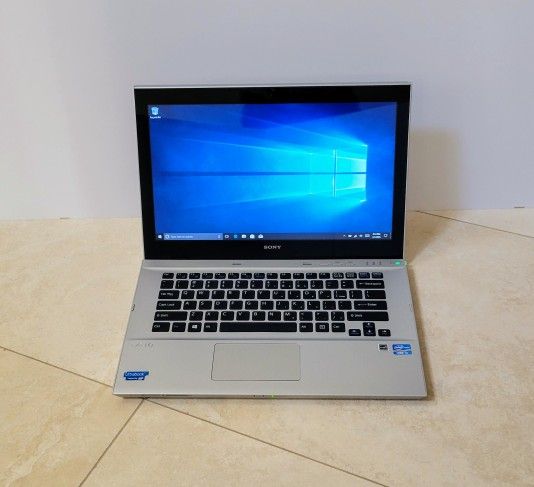 Sony Vaio T-Series Laptop w/14inch Touchscreen,Intel Core ,640GB+24GB SSD ,WiFi,Bluetooth,HDMI,Windows 10,Fast -> Like New Excellent Condition