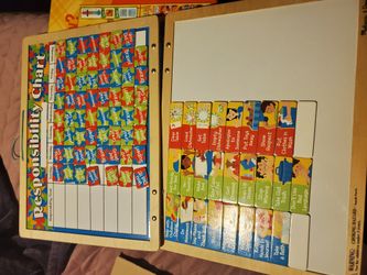 Responsibility Chart And My Daily  Calendar 