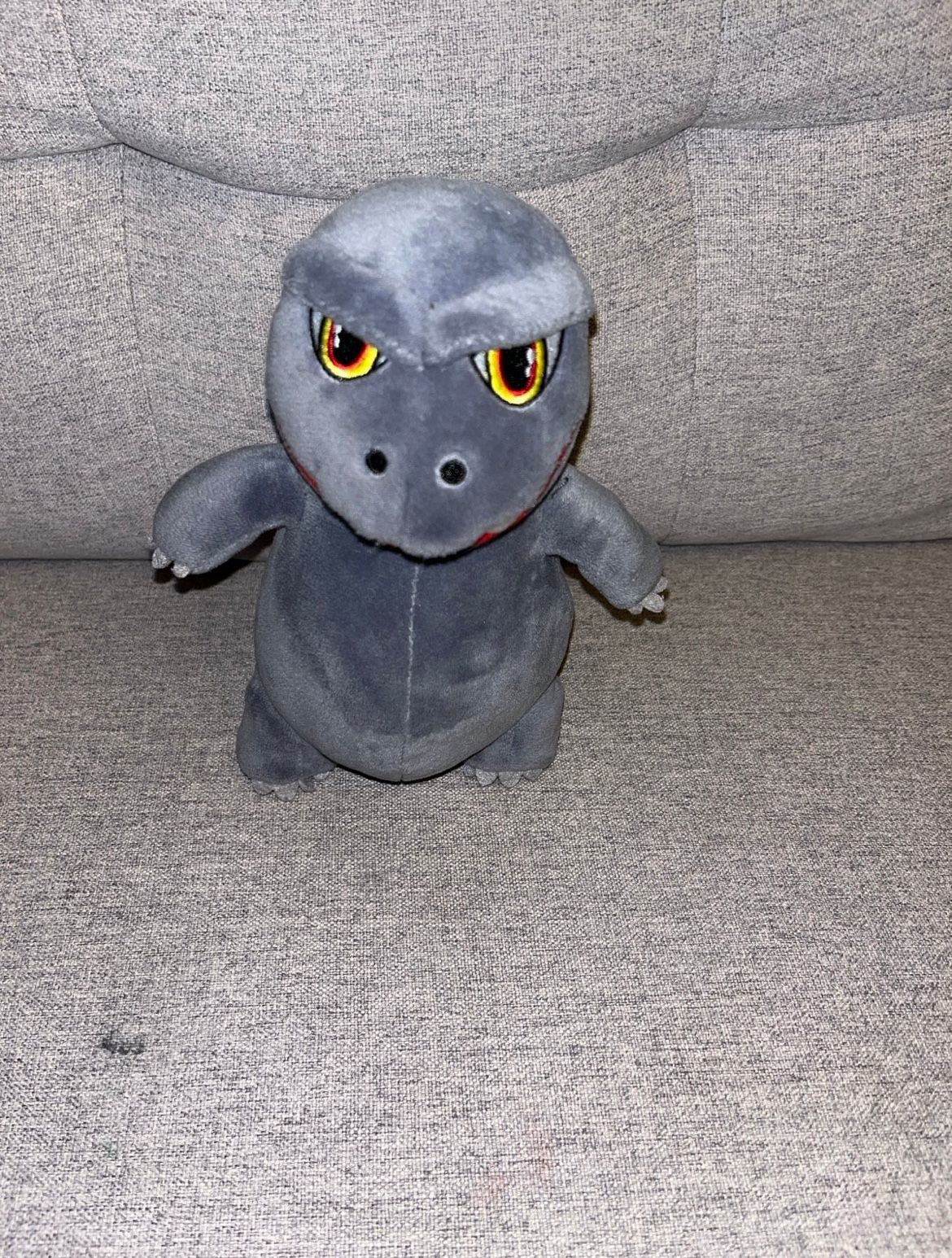 OFFICIAL Kidrobot NECA Godzilla 8" Phunny Plush Movie Monster Toy Grey Dinosaur
