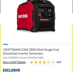 Craftsman 3300 Generator 