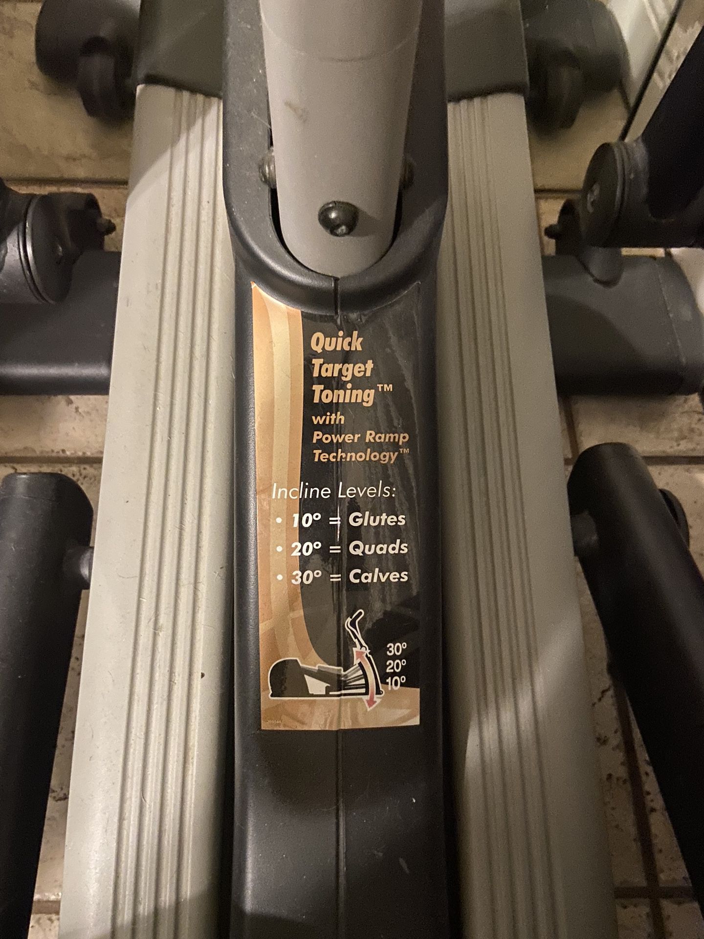 Nord Track Elliptical With A Fan On It