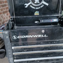 Cornwell 100th Anniversary - 3-Drawer Flip Top Cart, Black