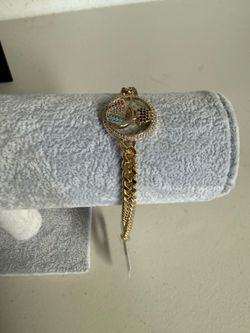 ORO LAMINADO/ GOLD FILLED BRACELET BABY BOY 7 INCHES