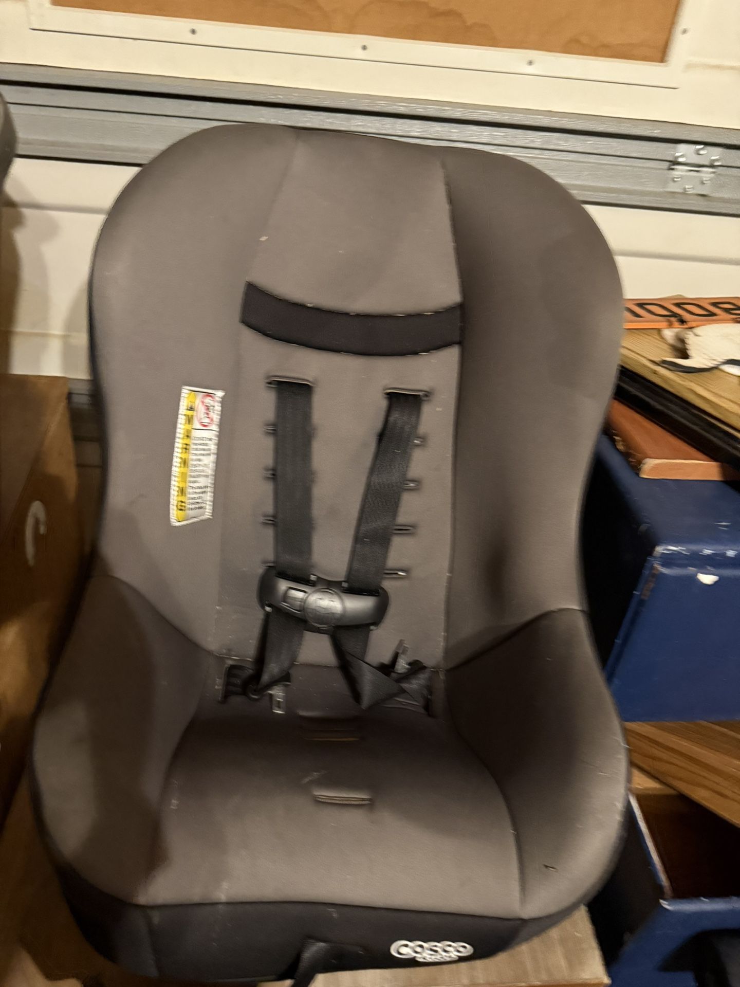 Car Seat With Freshly Washed And Cleaned Comfort Bunny