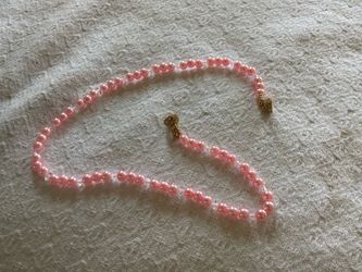 Blush pink necklace