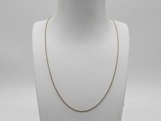 14k Yellow Gold 2.8 Grams 18 Inch Rope Chain Mk0326lizmia