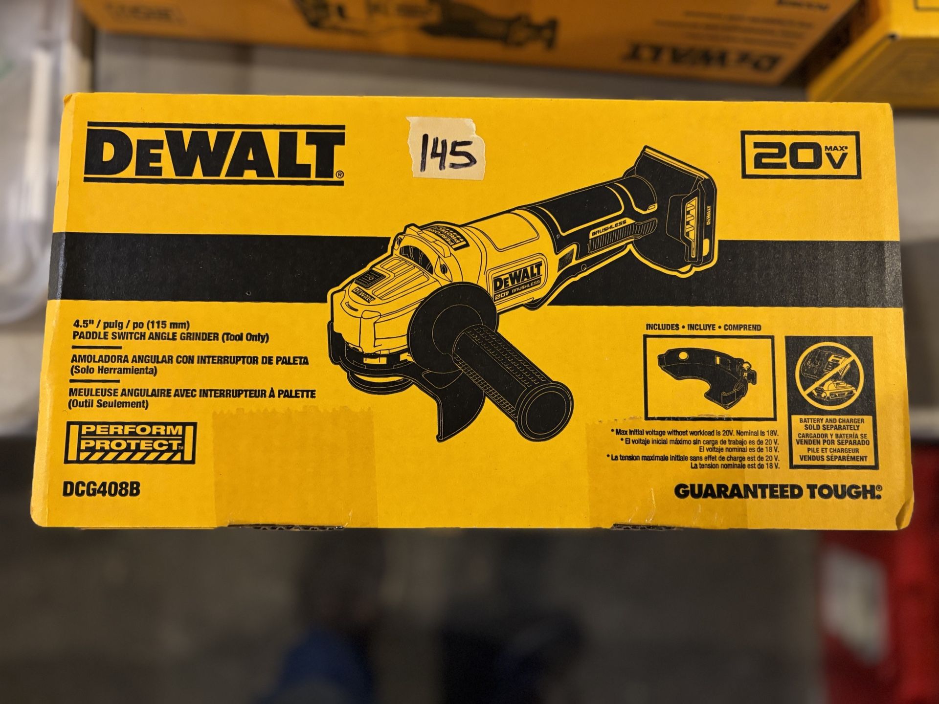 Dewalt 20v Max Grinder 