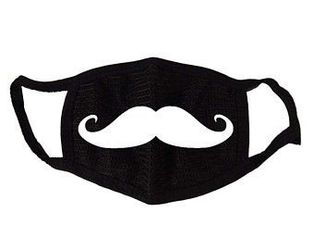 Mustache face mask