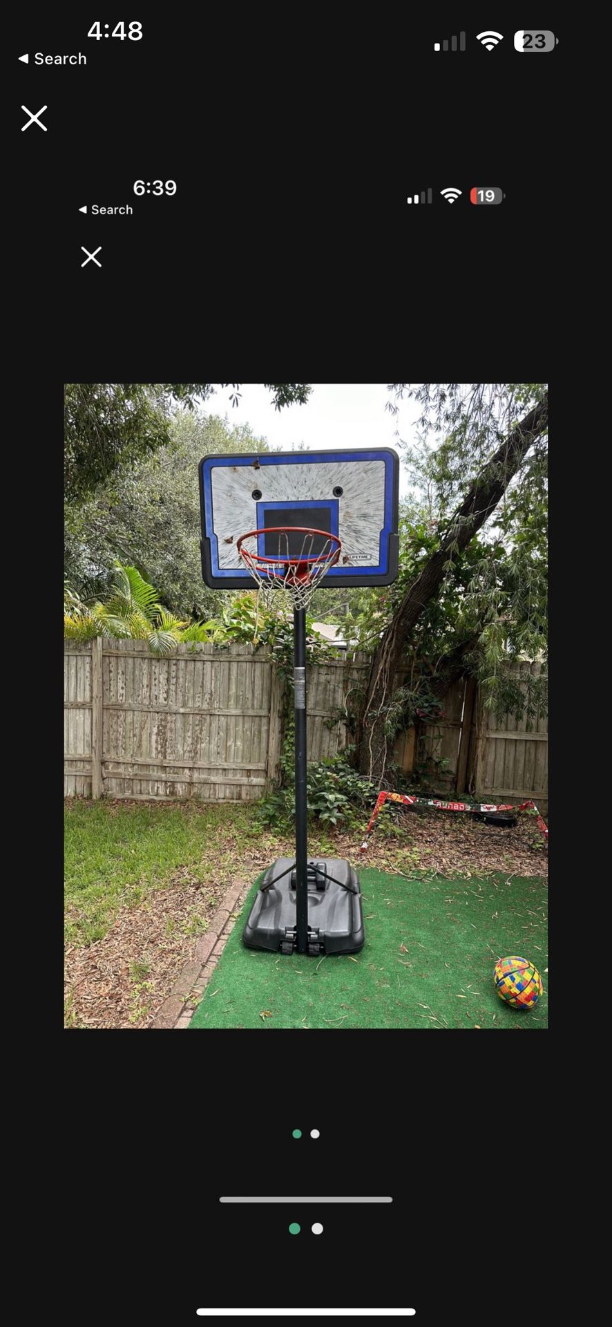 Basketball Hoop 9feet