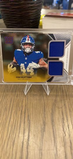 New 2026 Topps Flagship- Cam Skattebo Topps Dual Relic Card 48/50 - $150 OBO