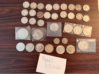 Silver coin collection 1(contact info removed), see description