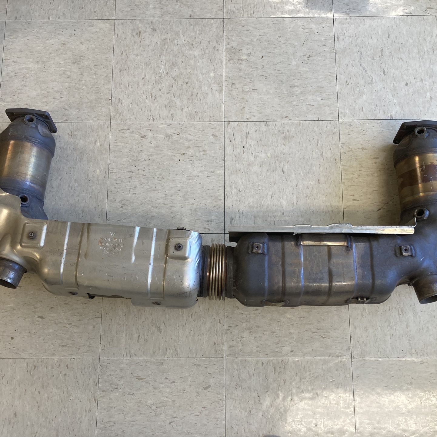 OEM Exhaust For 2007-2009 911 Turbo 997