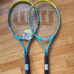 Wilson Tennis Rackets - Brand New
