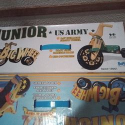 Junior Army Big wheel Bike 