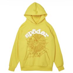 Sp5der Websuit Hoodie Yellow