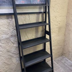 Modern Five-Tiered Ladder Office BookShelf Storage - Local Delivery for a Fee - See My Other Items 😃