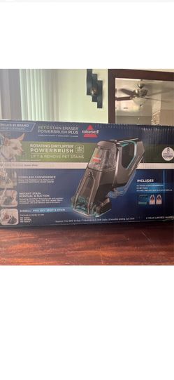 BISSELL Pet Stain Eraser PowerBrush Plus Cordless Handheld Spot Cleaner 2846