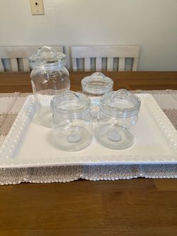 Glass jars