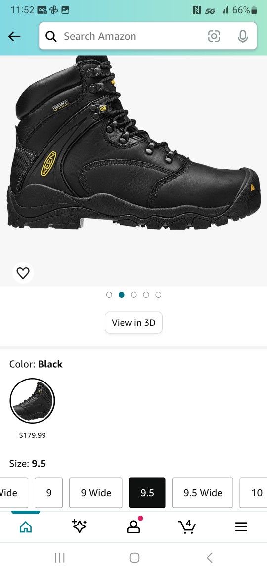 KEEN Utility Steel Toe Waterproof Boot