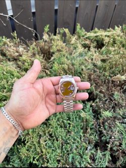 41mm gold rose watches for men