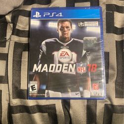 PS4 Madden 18 New 