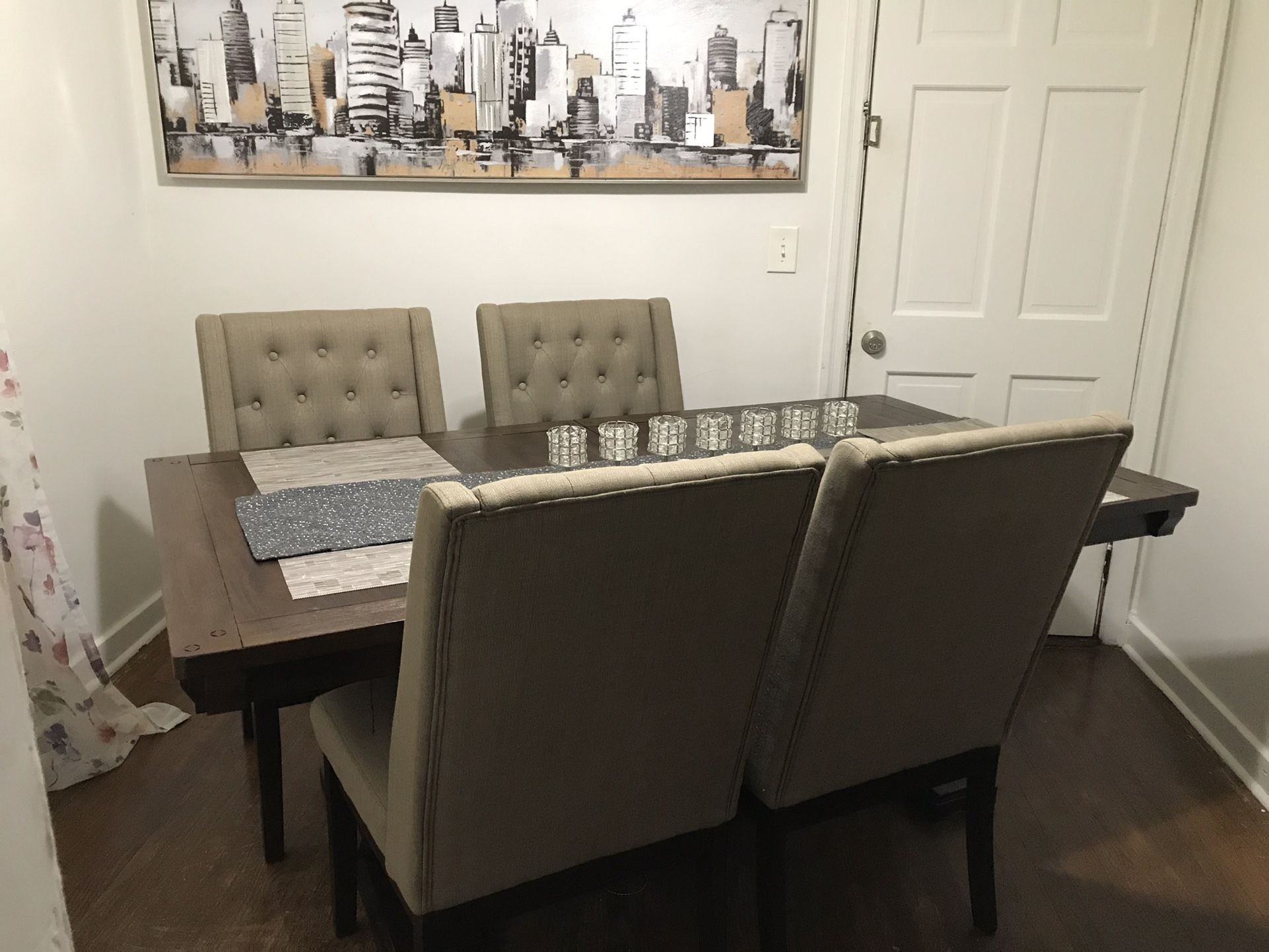 Ashley’s furniture 6 Chair & Table Set Negotiable