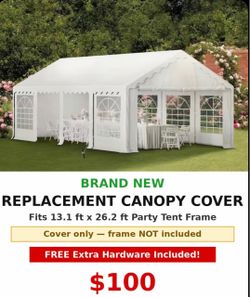 Replacement Canopy Tent Cover and side walls