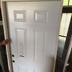 Exterior Door Slab Damaged  36x80