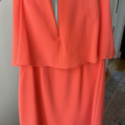 BCBG Size 4 Coral Dress 
