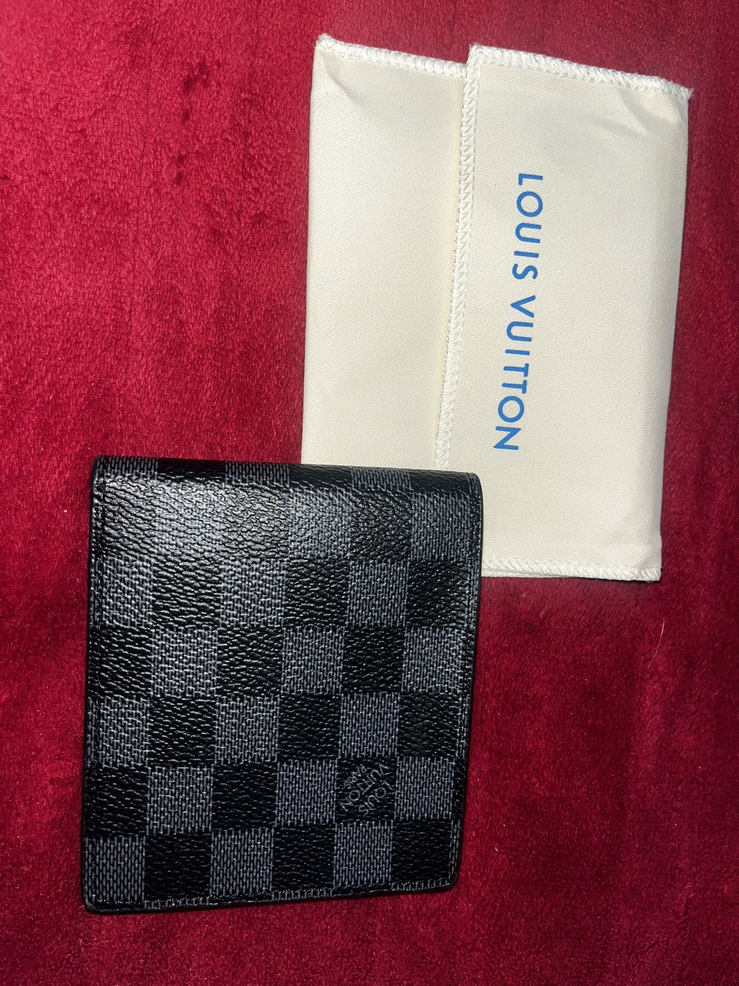 Louis Vuitton Waller (Checkered Black)