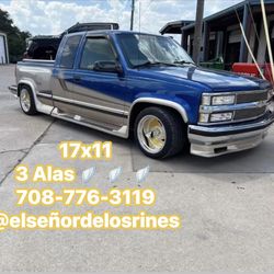 Rines Retro 3 Alas De Aluminio Pulido