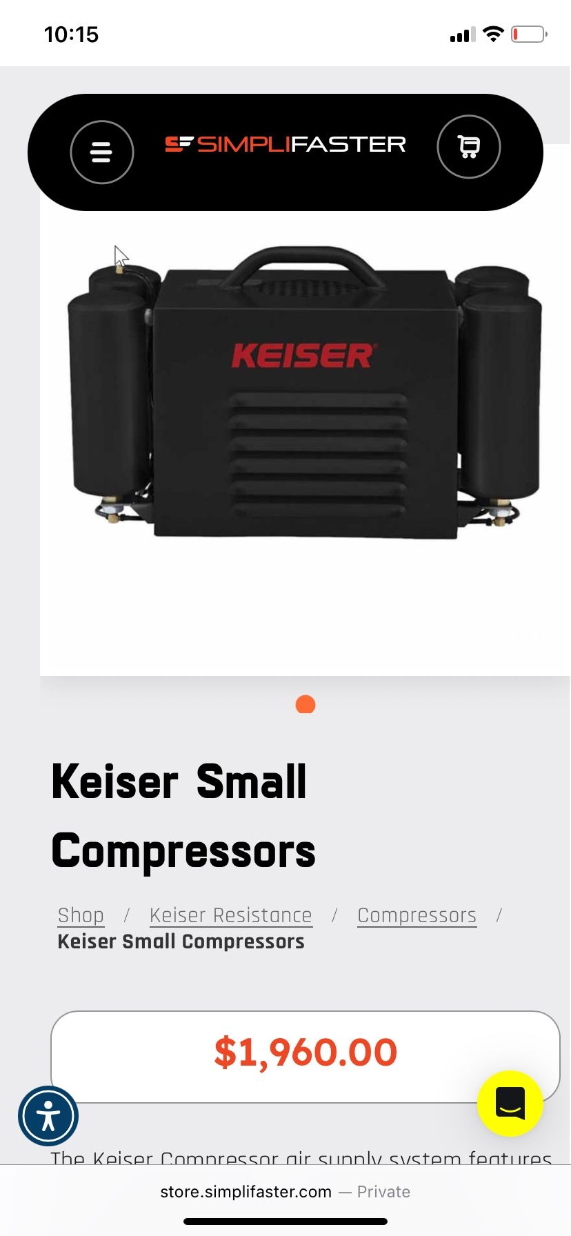 Keiser Small Compressor