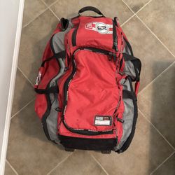 No Errors Rolling Baseball Bag