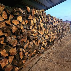 Seasoned firewood 
